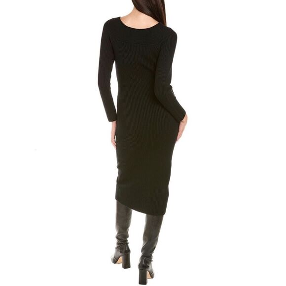 AMUR Trianna Rib-Knit Midi Dress size XS - Picture 2 of 11